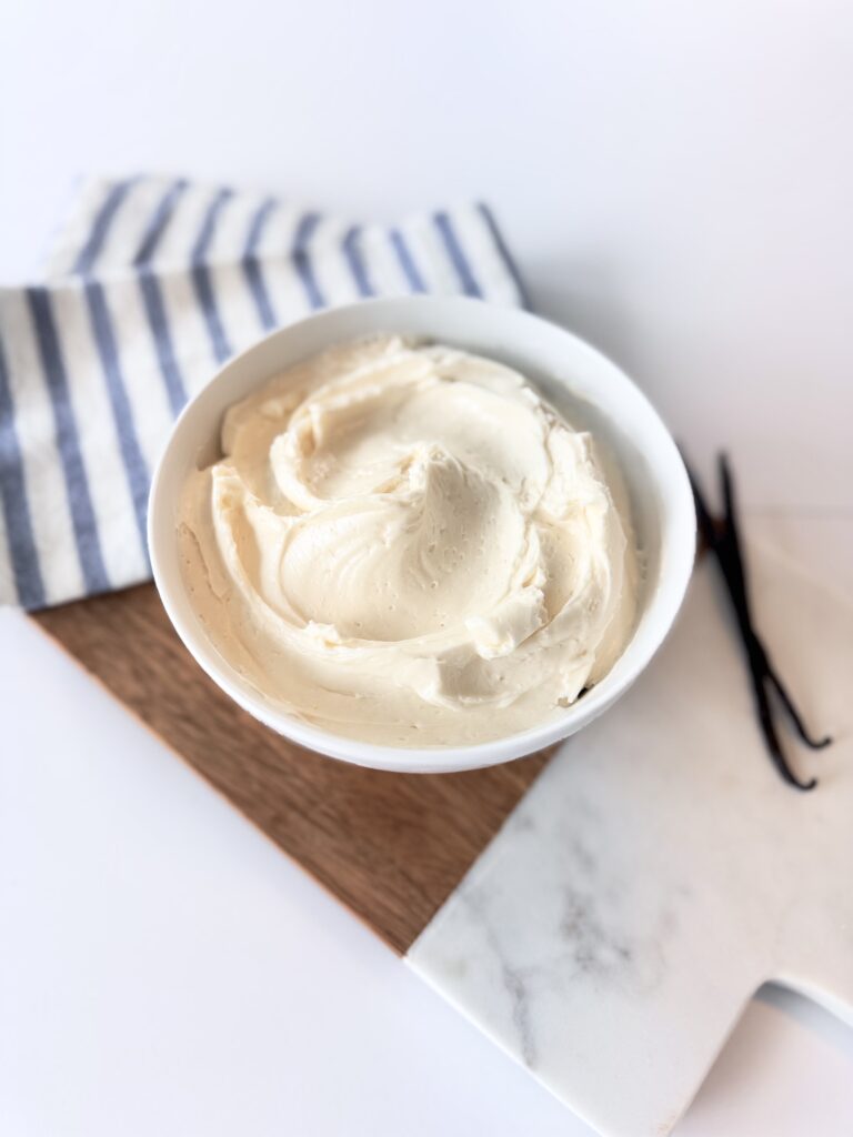 vanilla swiss meringue buttercream