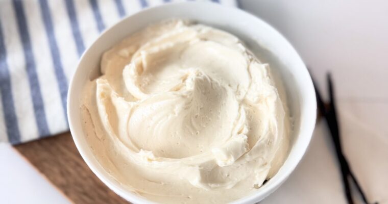 Perfect Vanilla Swiss Meringue Buttercream